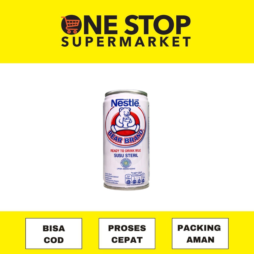 

NESTLE Bear Brand Kaleng 189ml