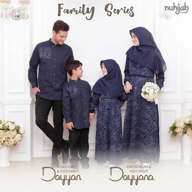 Dress Dayanna Mom by Nuhijab / Family Series / original product