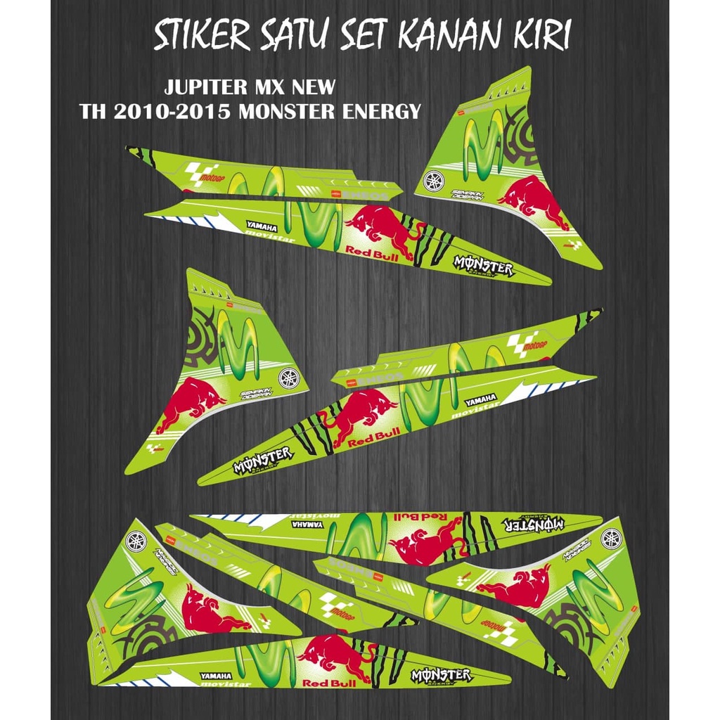 STRIPING JUPITER MX NEW TH 2010-2015 MONSTER REDBULL