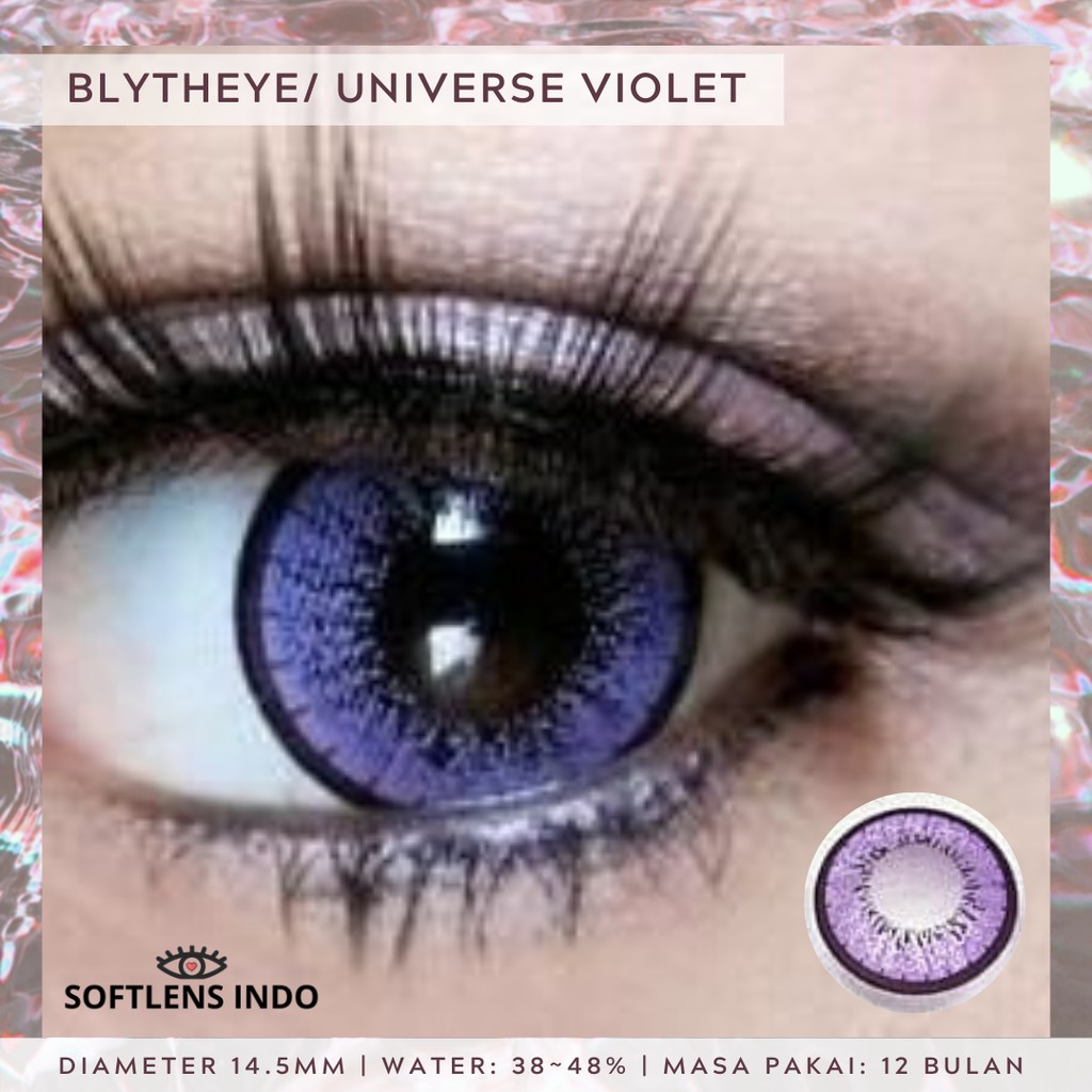 Softlens Princess universe/ EOS Blytheye violet/ ungu