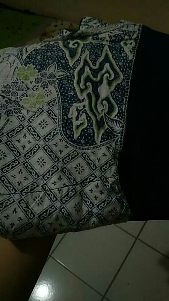 Atasan Blus Batik Wanita Modern Halus Kombinasipolos