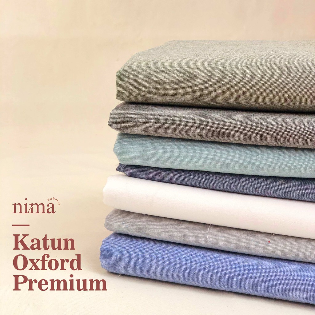 1 meter Kain Katun Oxford Premium  (lebar 150cm) cocok untuk baju koko