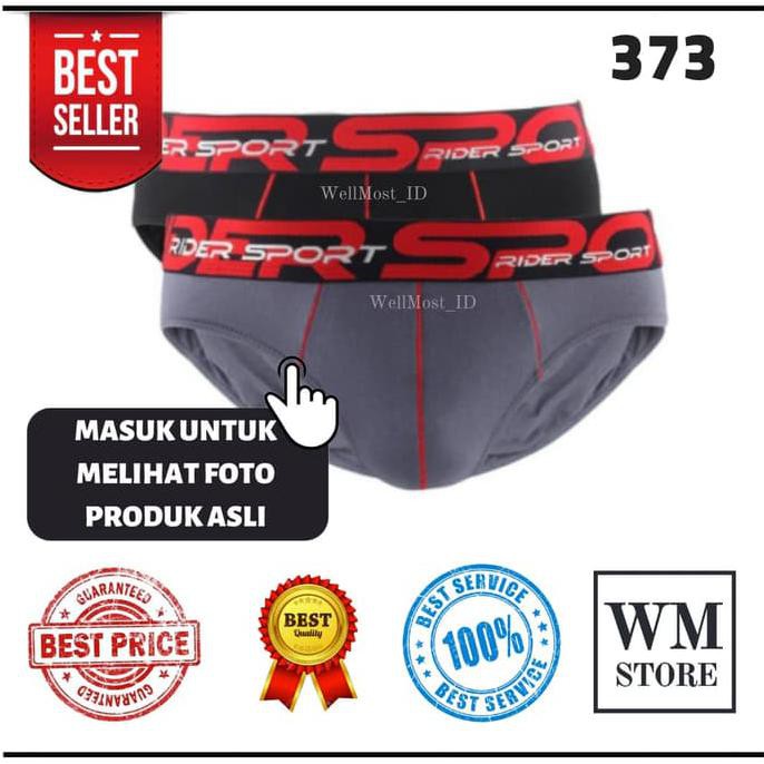 [[BISA COD]] Celana Dalam Rider Sport 373 Pria Berkualitas ORI / Pakaian Dalam