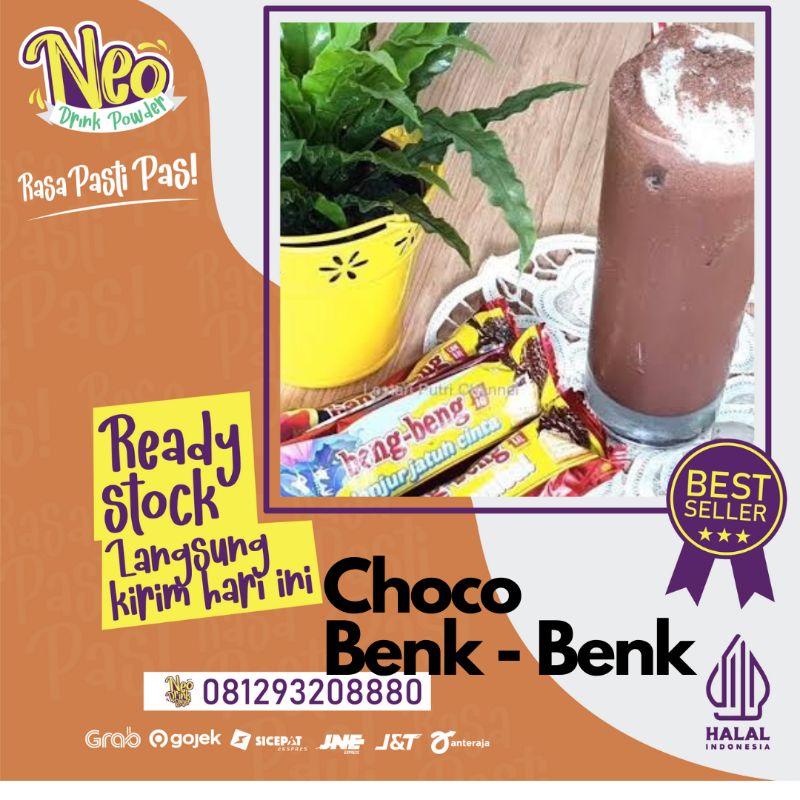 Jual Bubuk Minuman Rasa Choco Benk Benk 1 Kg/Choco Benk Benk Powder ...