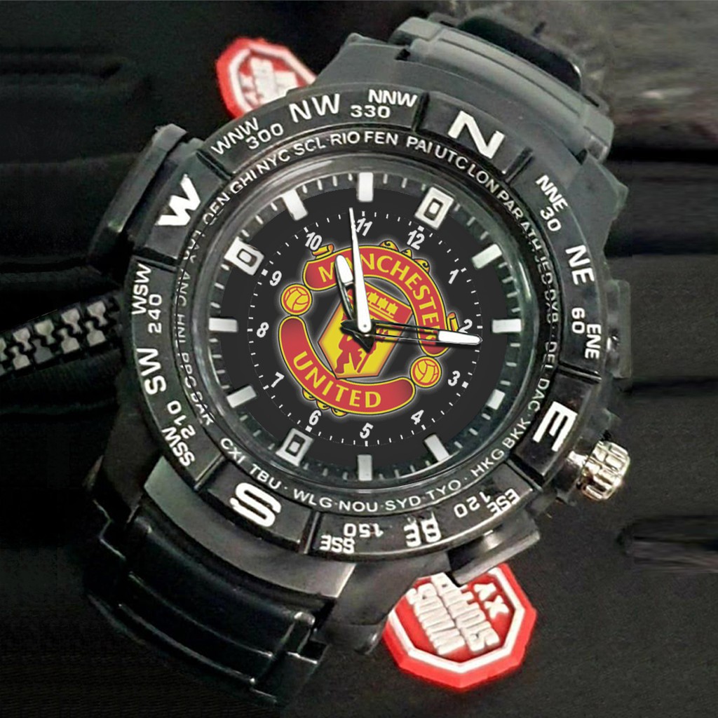 (EXCLUSIVE) Jam Tangan MU motif 1 Sport Bagus