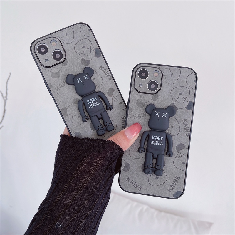 Case Bahan Kulit Tahan Banting Dengan Stand Untuk Iphone 13 12 11 PRO MAX X XS XR XS MAX