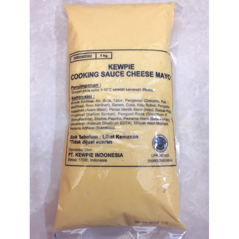 

kewpie cheese mayo 1kg cooking mayo keju