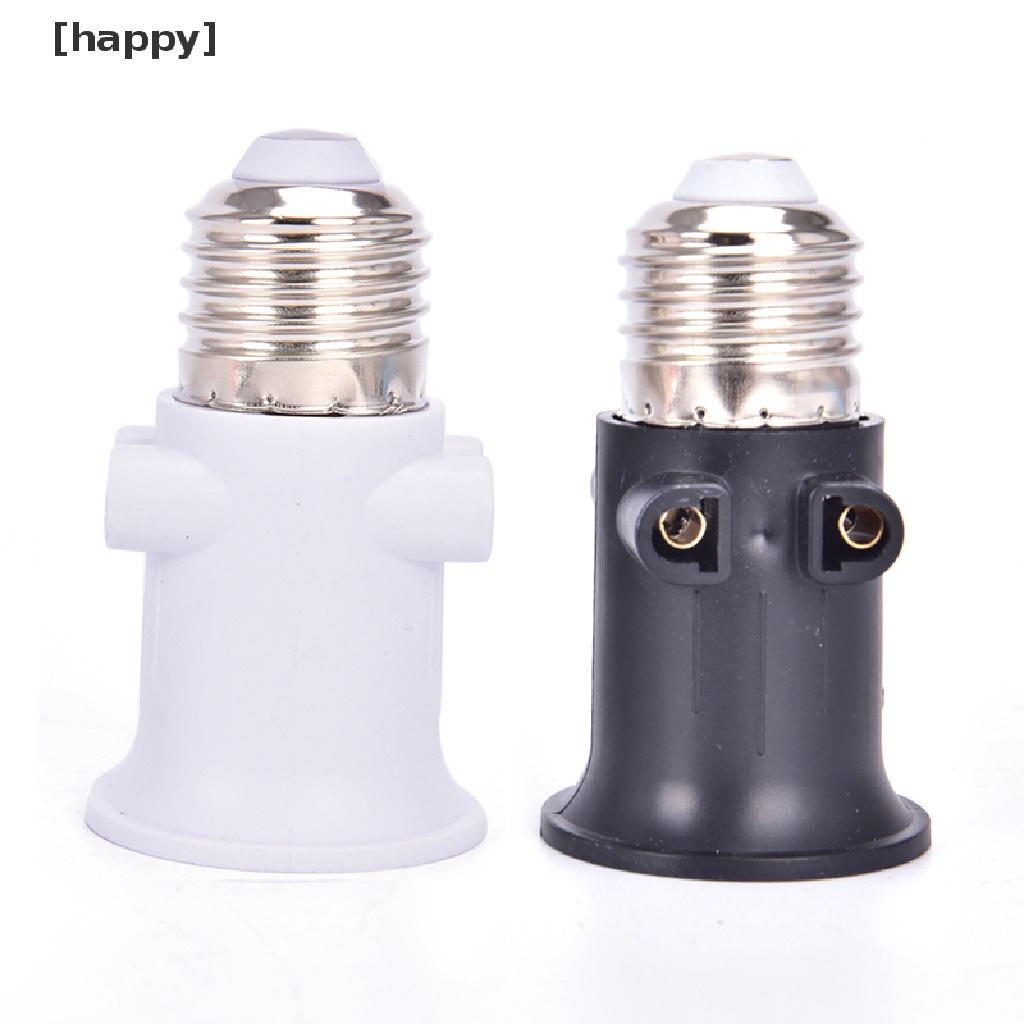 Ha Fitting Lampu Bohlam E27 Bahan Pbt Tahan Api Dengan Plug Eu