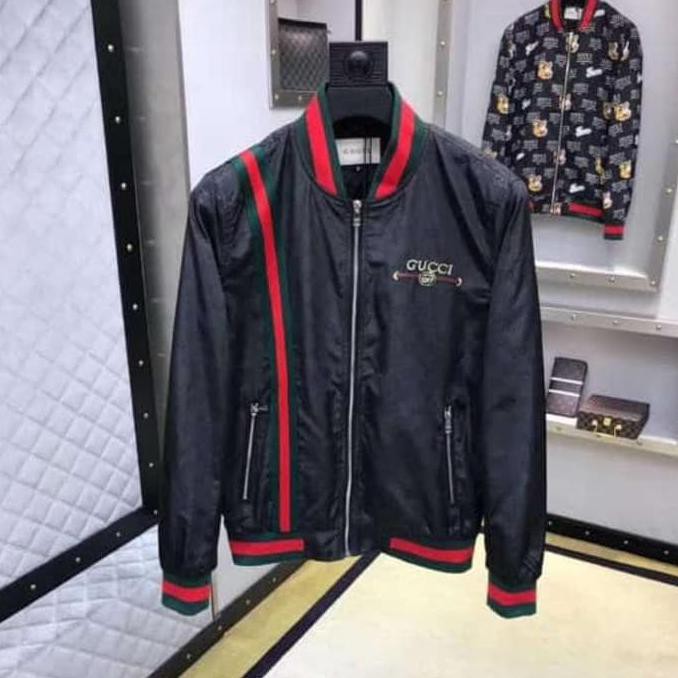 Barang Berkualitas Jaket Gucci Pria Mirror Quality / B07 DISKON