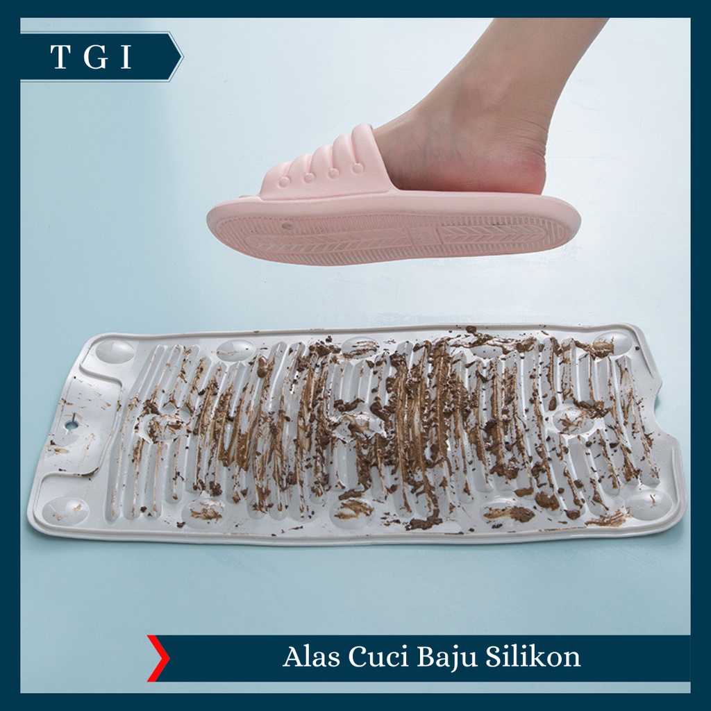 TGI - PAPAN CUCI BAJU SILICONE MULTIFUNGSI / PAPAN CUCI BAJU / ALAS CUCI BAJU / PAPAN CUCI BAJU ALAS PENCUCI PEL SIKAT KESET SANDAL SEPATU SERBAGUNA SILIKON LIPAT / PAPAN CUCI BAJU SILIKON LIPAT / ALAS SIKAT SERBAGUNA