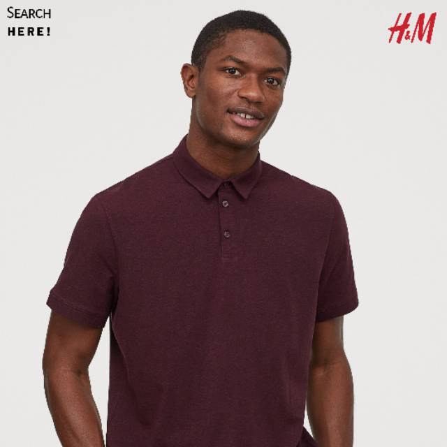  KAOS  POLO  SLIM FIT H M  ORIGINAL FROM H M  Shopee Indonesia