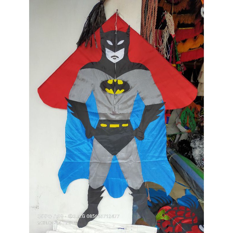 NEW  layangan kain karakter / layangan hias / layangan superman