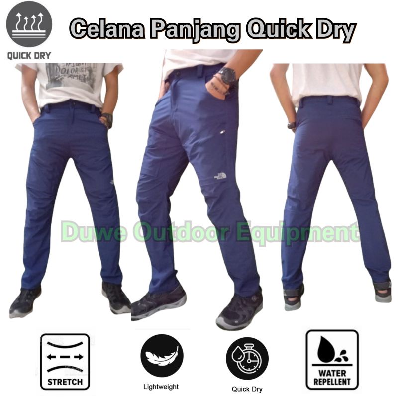 CELANA QUICK DRY-CELANA PANJANG OUTDOOR-CELANA GUNUNG PRIA WANITA-CELANA PDL