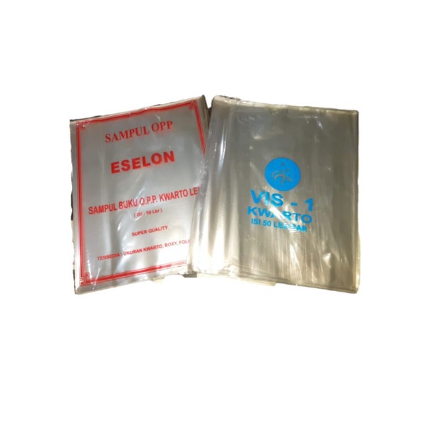 SAMPUL PLASTIK BUKU KWARTO ISI 50