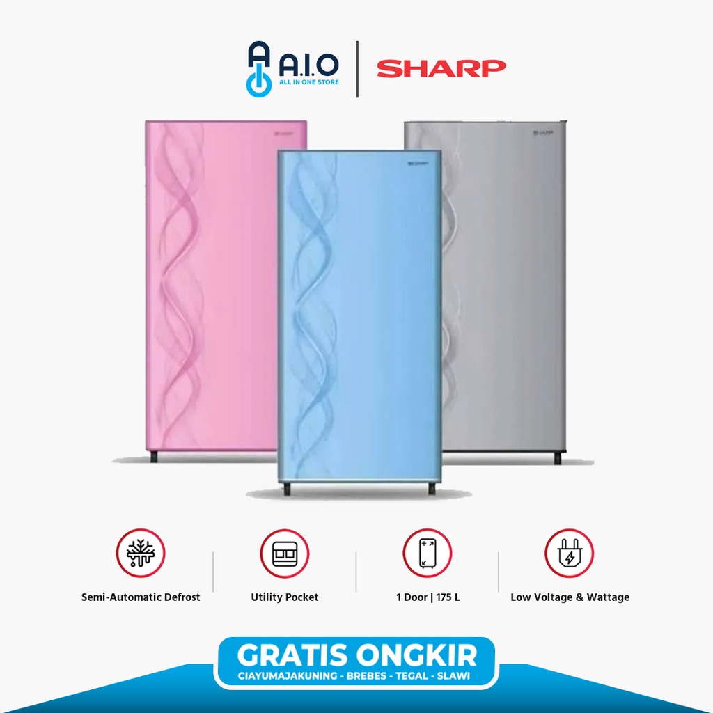 SHARP - KULKAS 1 PINTU - SJ N192D