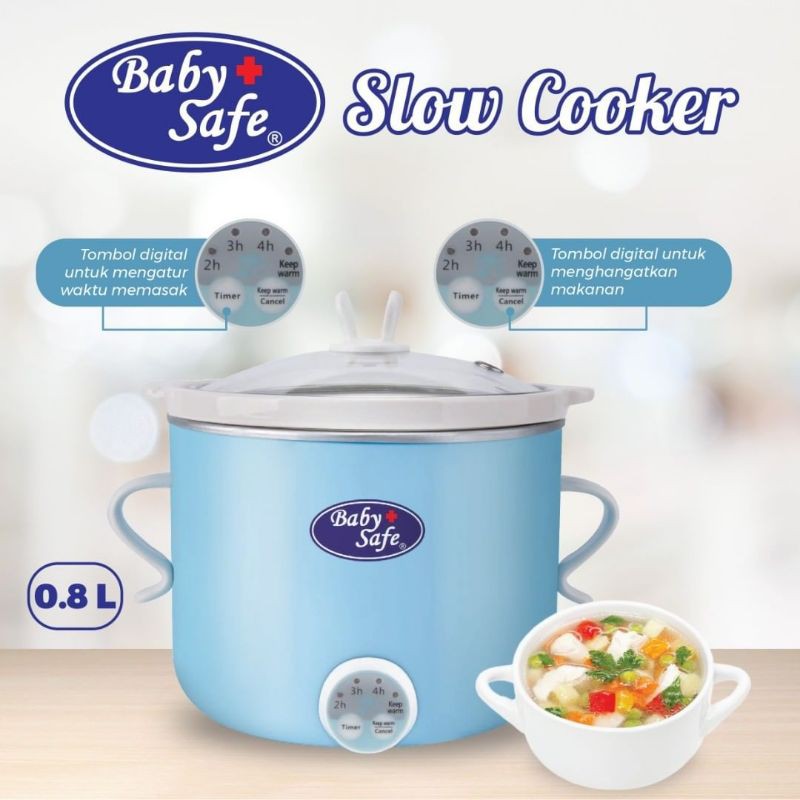 Baby Safe Slow Cooker Digital LB 007 0.8 Liter