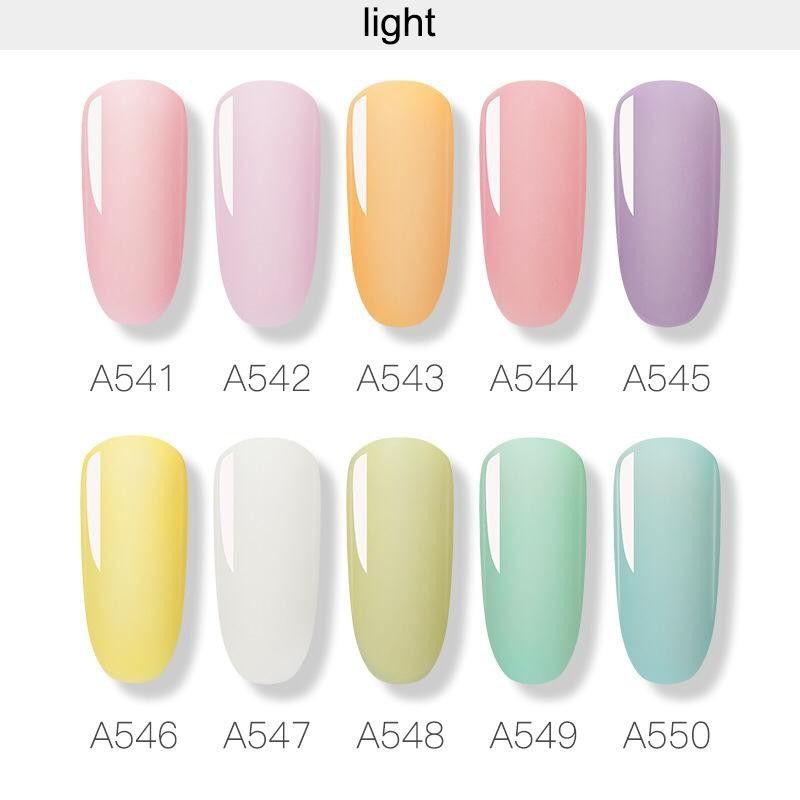 ROSALIND Luminous Gel Nail Polish UV LED / Kutek / Cat Kuku Murah Bagus