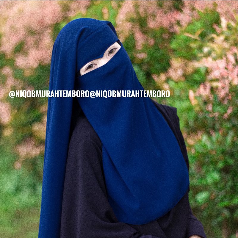 Niqob Yaman Elang Niqab Cadar Ceruty babydoll Tanpa Jahitan Bawah Mata