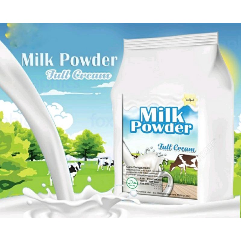 

Susu bubuk Full cream powder drink untuk minuman kekinian