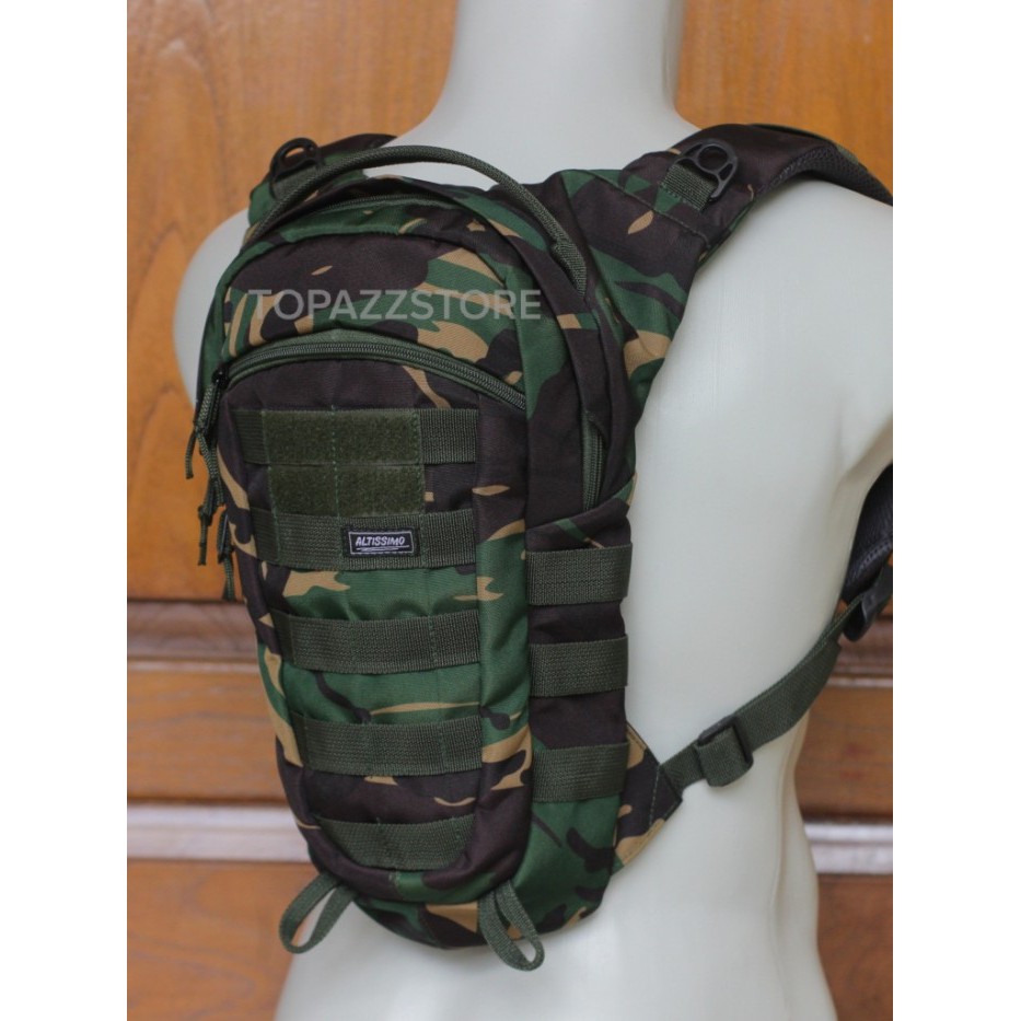 Tas Sepeda Army Tactical Loreng Ransel Gowes Hydropack Tentara TNI