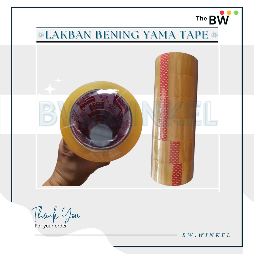 

LAKBAN BENING 45MM 100 YARD ADA HARGA ADA KUALITAS