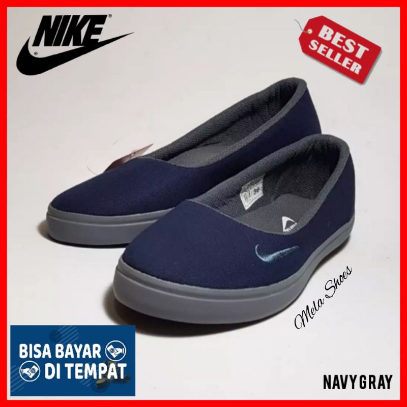 SEPATU WANITA SLIP ON TANPA TALI / SEPATU CEWEK FLAT RINGAN LENTUR / SEPATU KERJA PEREMPUAN / SEPATU KASUAL KULIAH SEKOLAH PROMO