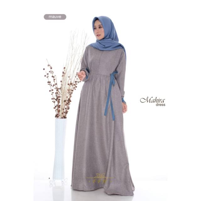 Gamis syari MAHIRA DREES/ all size dan gamis jumbo / gamis katun madina /gamis lembut / busui