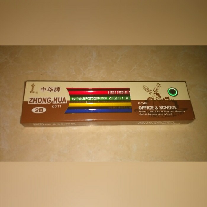 

HARGA HEMAT PENSIL ZHONG HUA 2B