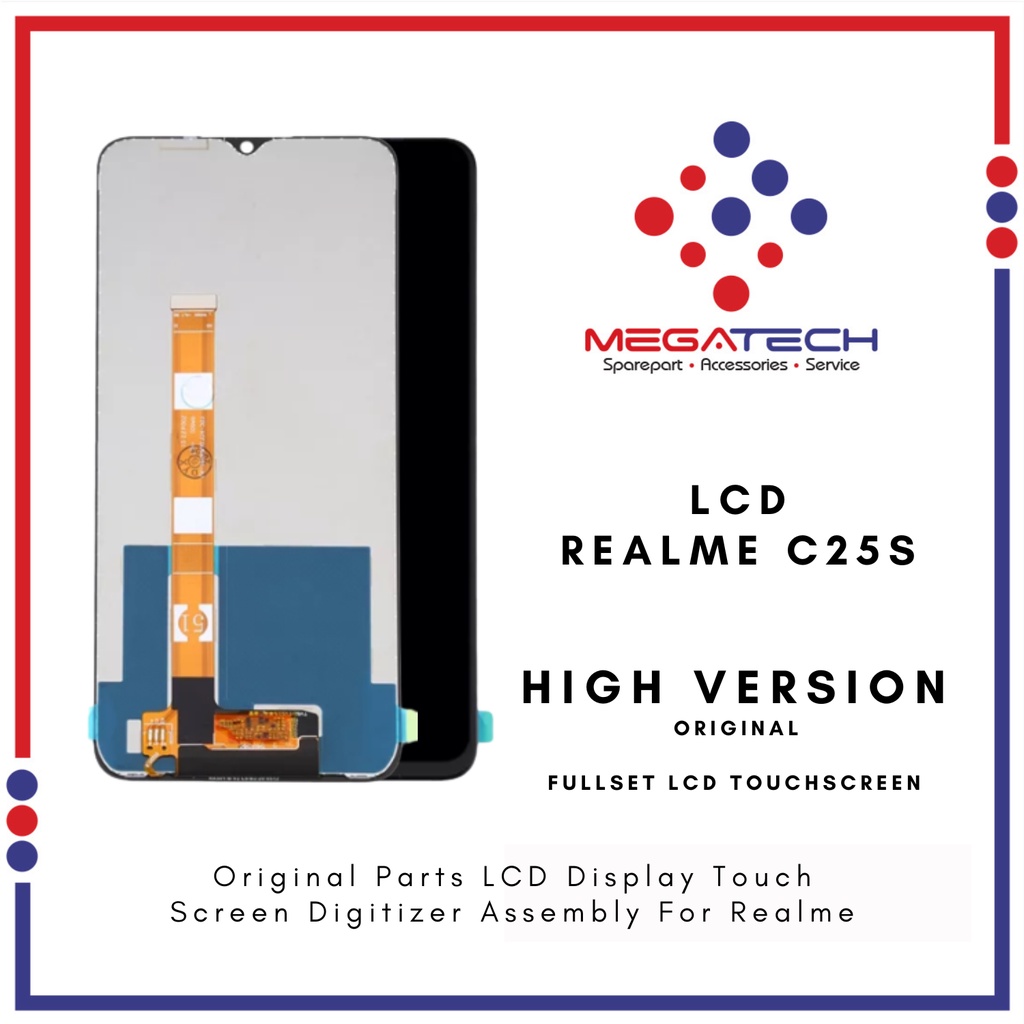 LCD Realme C25S Fullset Touchscreen