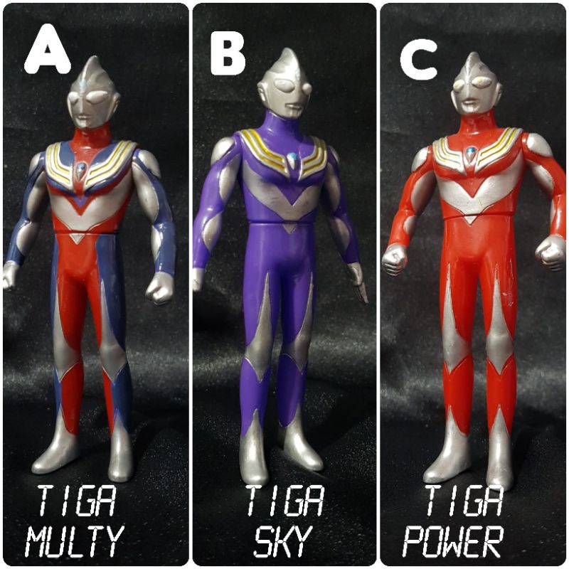 UHS Ultraman Tiga Zeart Ace Great Jack zoffy 14cm Harga Satuan