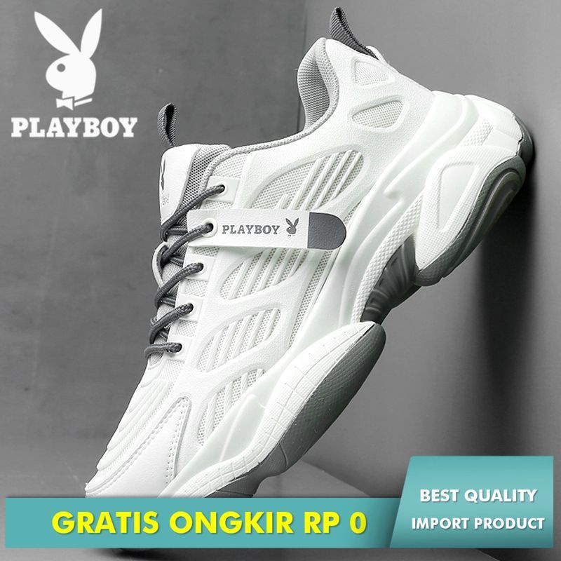 Playboy New Musim Ngin Trend Versatile Plush Ayah Sport Kasual Pria Sepatu