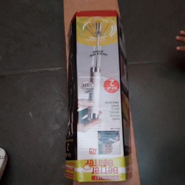 【beli 1 Gratis 1】 Better Beater Alat Pengocok Telur Manual (1 Box Isi 2pcs)