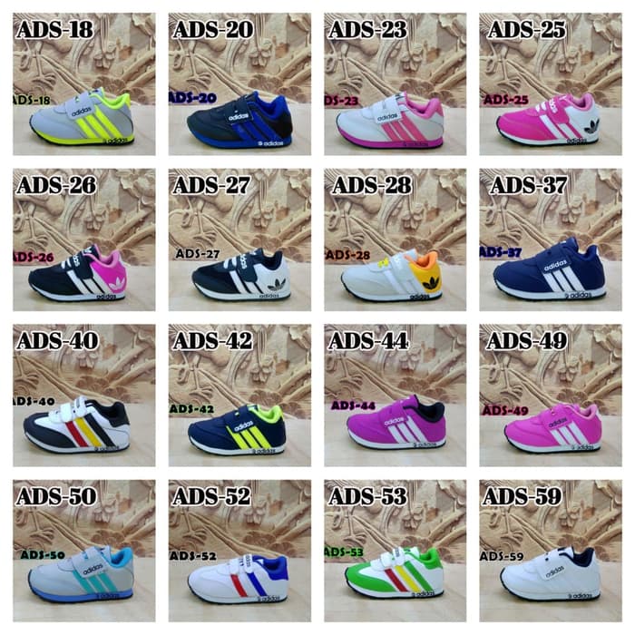 Sepatu Adidas Anak Laki dan Perempuan Murah - Sepatu Anak Cowo Sepatu Anak Cewek Sepatu Perempuan