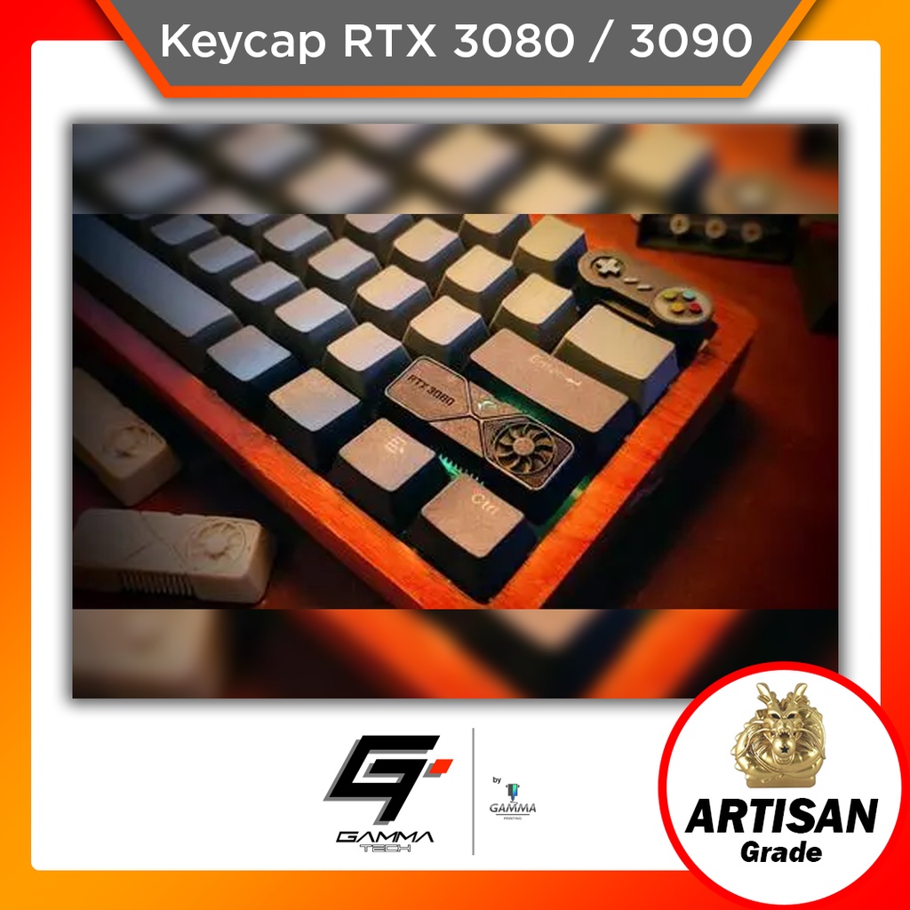 Nvidia RTX 3080 RTX3080 Artisan Keycap / Keycaps Mechanical Keyboard