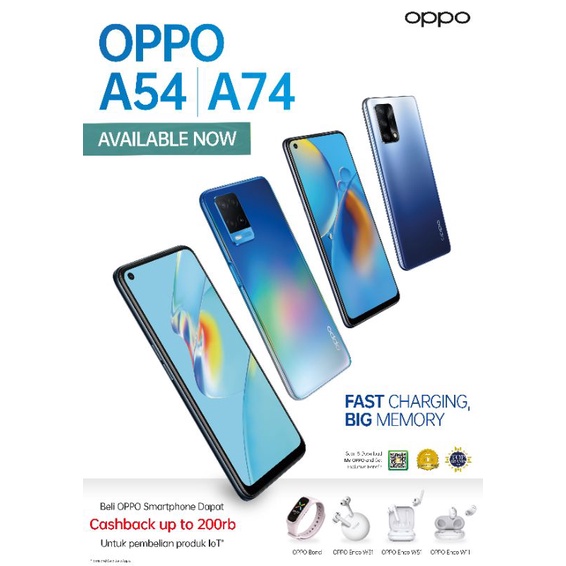 OPPO A54 GARANSI RESMI 1TAHUN