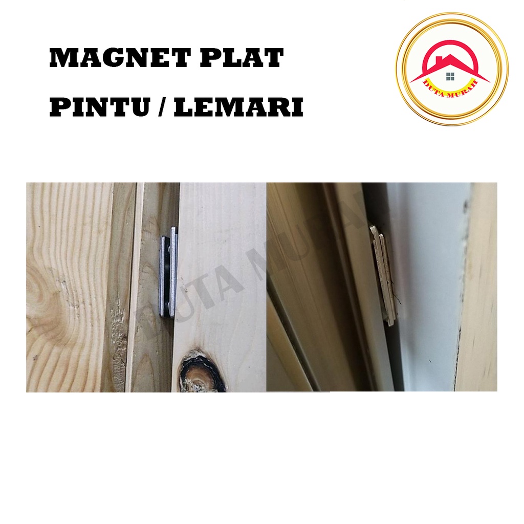 Magnet pintu / Magnet Plat Kuat Penutup Pintu Lurus / Magnetic Catches Strong Pengunci Lemari