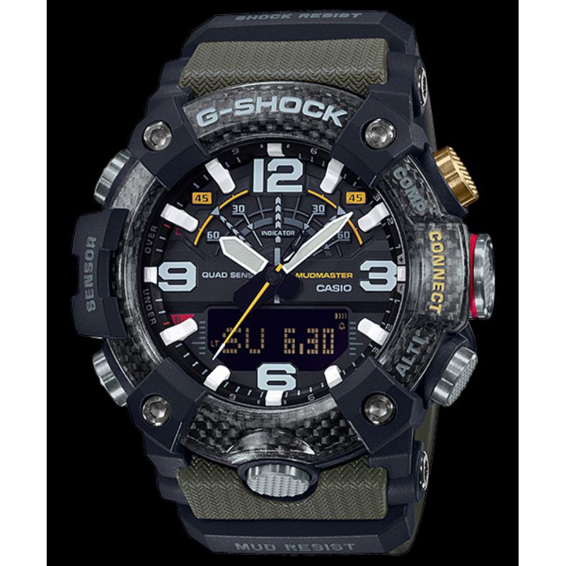 Jam Tangan Pria Merk G Shock Type GG-B100-1A3 Original Bm Baterai Free Box Set