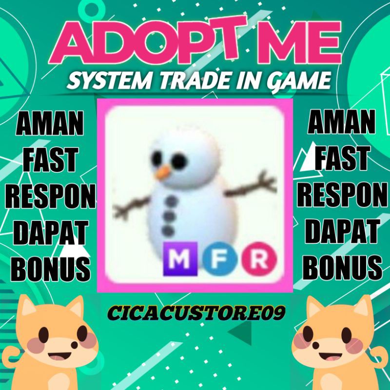 Snowman Adopt Me Termurah Shopee Indonesia