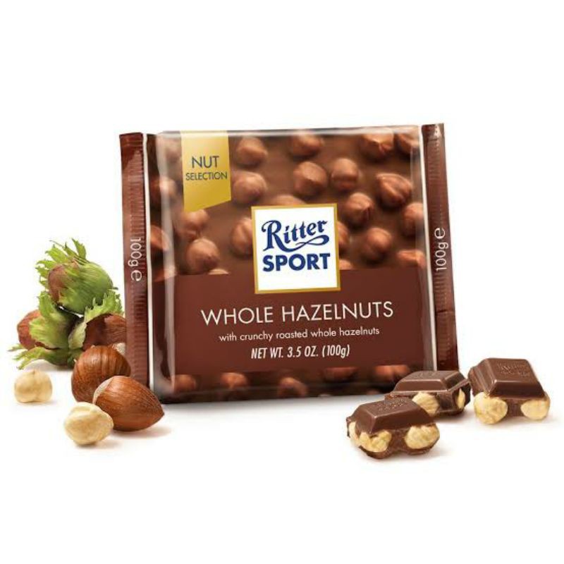 

Ritter Sport Whole Hazelnuts 100gr
