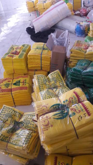 SUPER JUMBO  35Px20Lx45T  TAS KAIN IDUL FITRI  Tas Spunbond Goodie Bag Sembako Parsel Lebaran