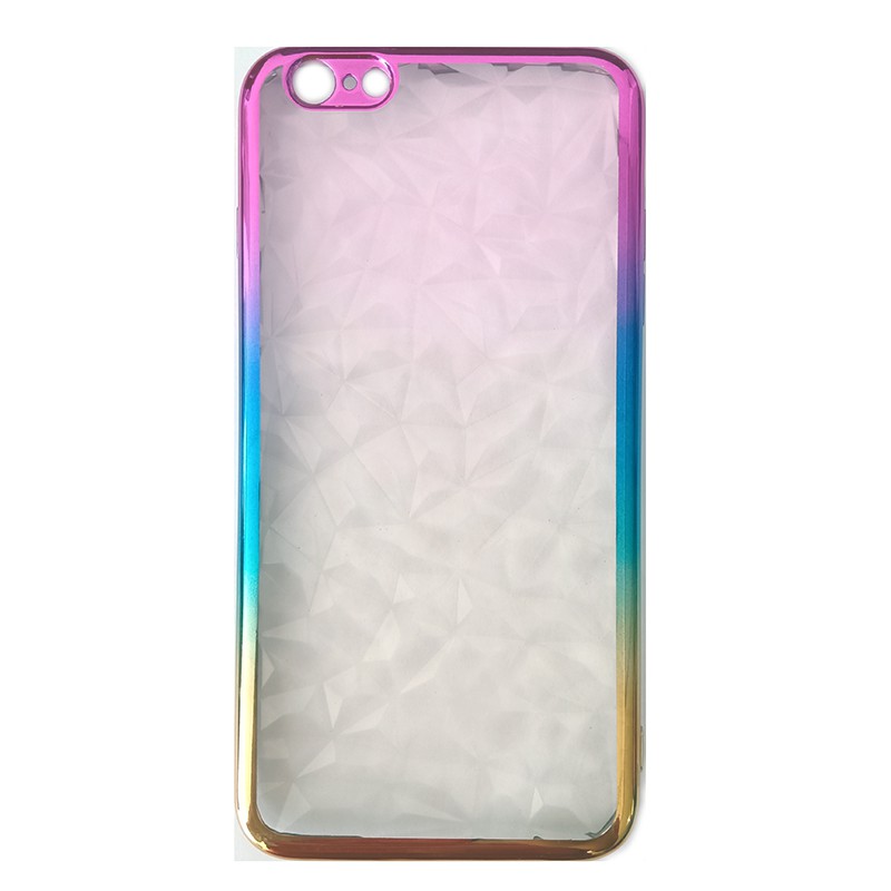 CASING IMPOR iPhone 7/8/SE 2020/7+/8+/XS Max Rainbow Diamond Shiny Soft Case WEIKA COD