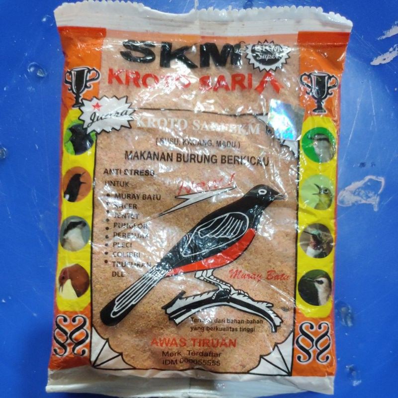 Skm Kroto Sari Halus Makanan Pakan Burung KACER KOLIBRI MURAI JALAK BEO