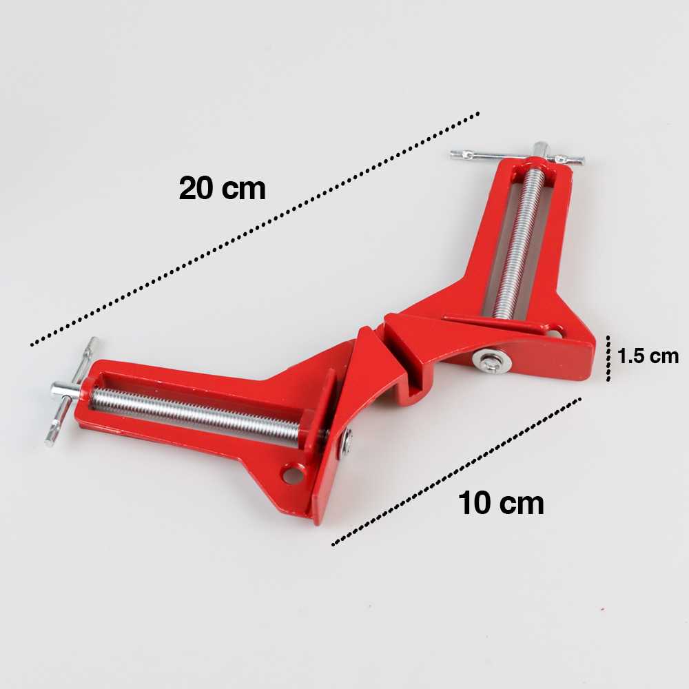 COD Penjepit Sudut Frame Kaca Kayu Angle 90 Derajat Corner Clamp Frame 90 Derajat Max Range 75mm