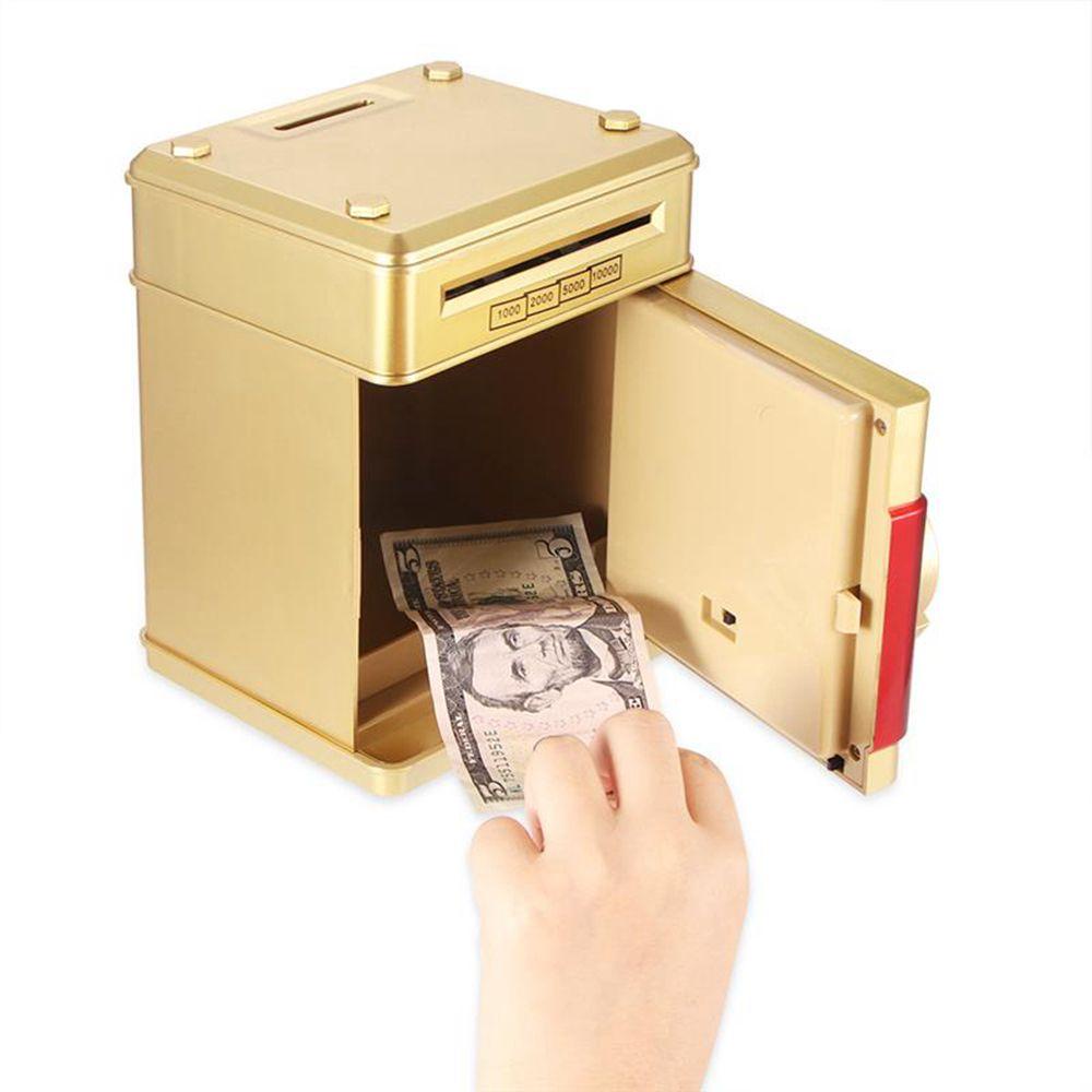 [Elegan] Cash Coin Box Gift Brankas Elektronik Celengan Otomatis