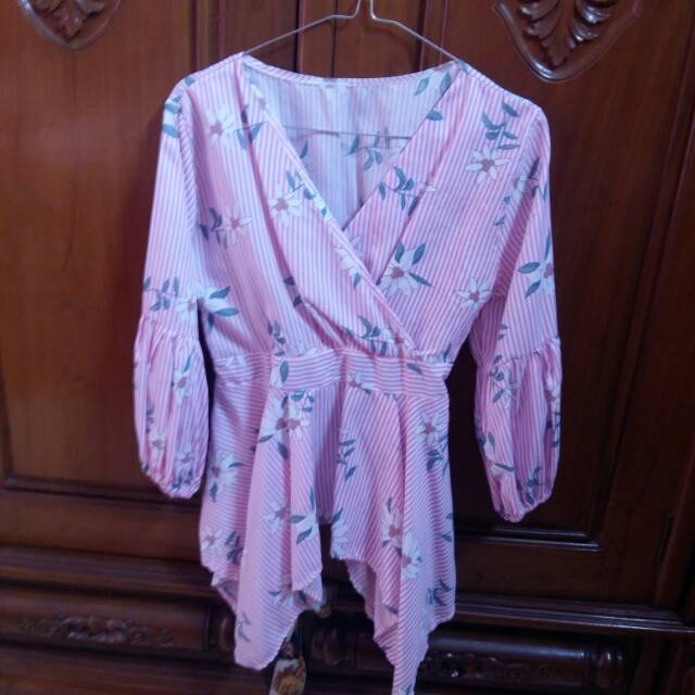 Blouse lengan balon#blouse wanita/baju wanita