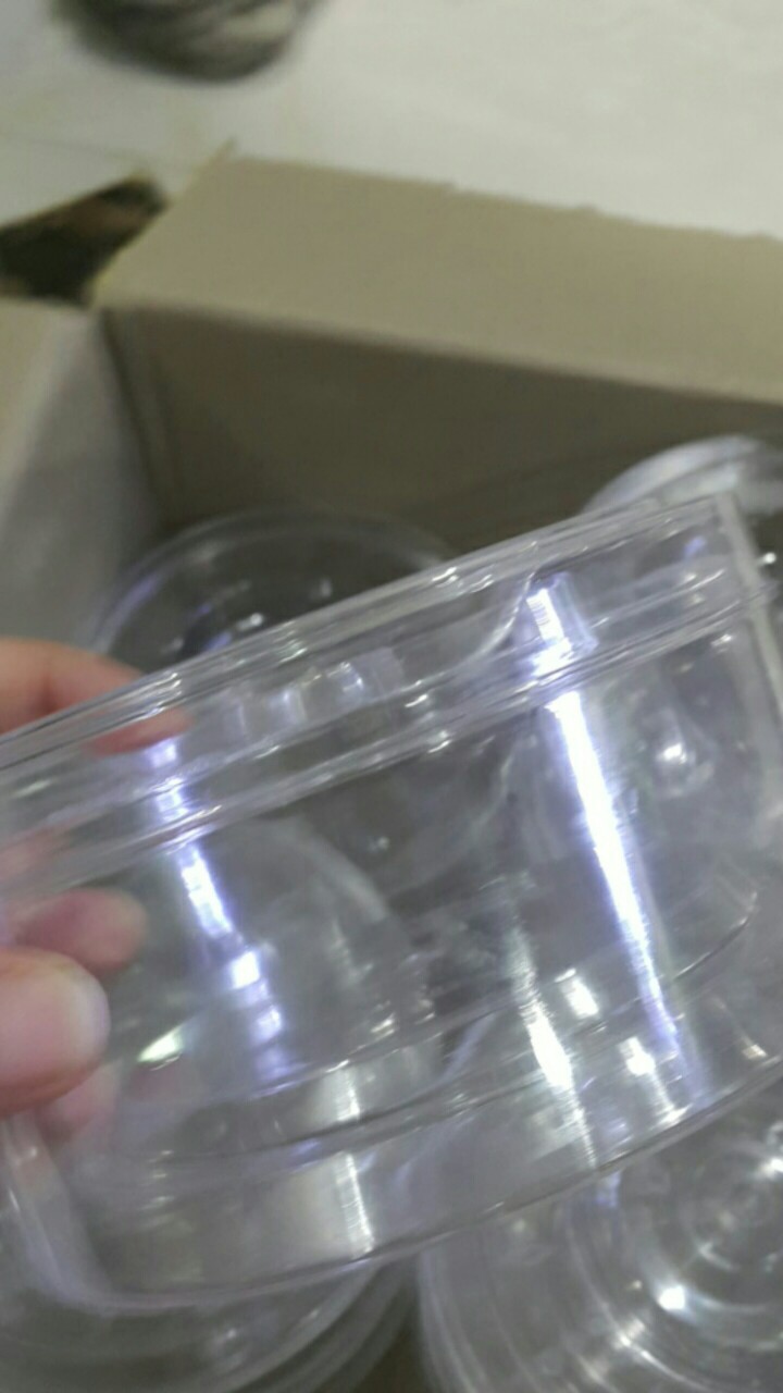 Per 12 Pcs Toples Kue Kering Bulat 1/2 Kg Ld1188 Stoples Plastik