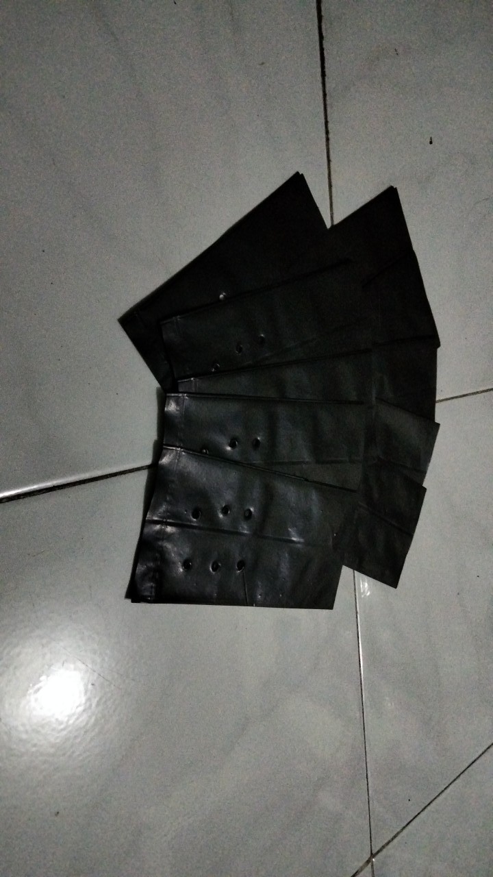 Polybag Kecil Hitam Ukuran 15cm 10 Lembar