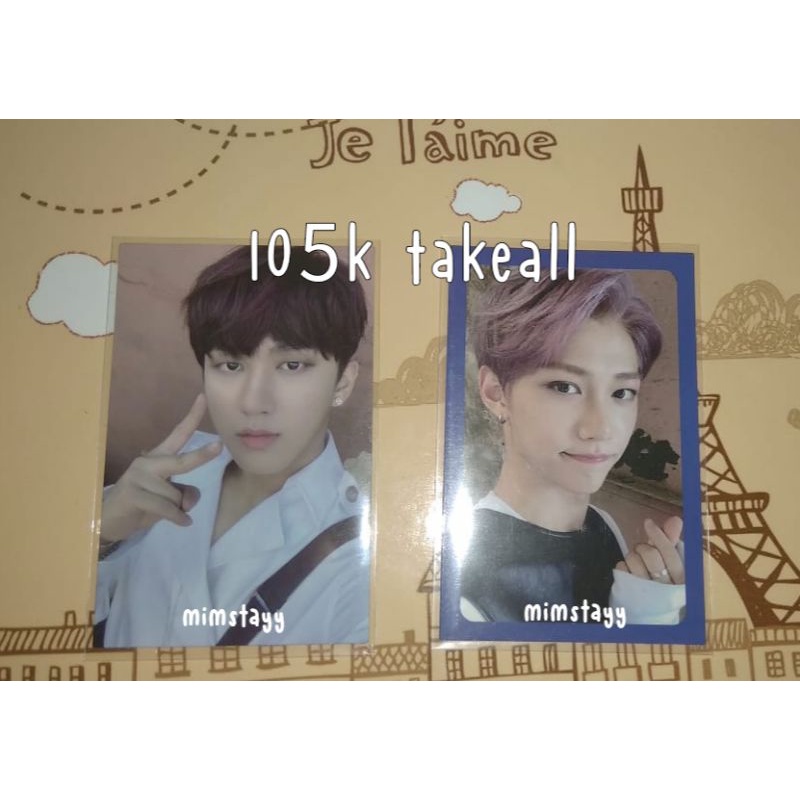 Pc Photocard Felix Changbin Stray Kids Selca Levanter Blue Border Levanter