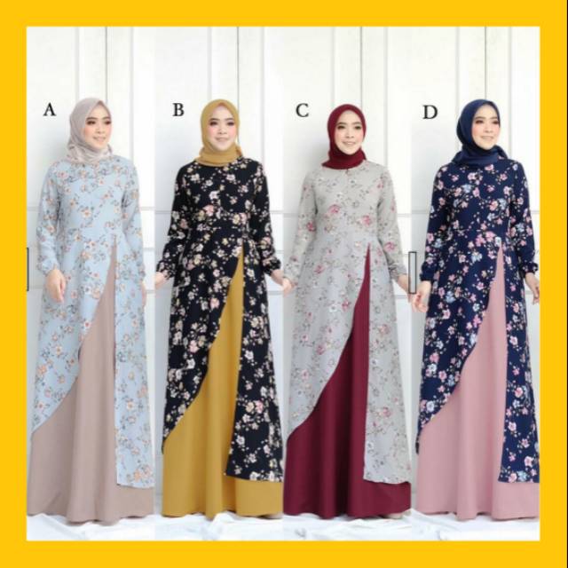 ORIGINAL BRAND AIKA DRESS VOL. 6 BY ANNORA GAMIS WANITA TERBARU