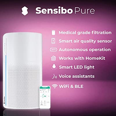 Sensibo Pure Smart Wifi Sensing Air Purifier - 2 Pack (Family Kit)